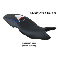 HOUSSE DE SELLE COMPATIBLE BMW F 800 R (09-20) MODÈLE MAILI - Type : STANDARD, Logo : AVEC LOGO, Couleur : GRIS GRIS
