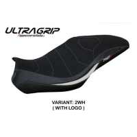 HOUSSE DE SELLE COMPATIBLE BENELLI 752 S (19-22) MODÈLE LIMA - Couleur : ROUGE, Logo : AVEC LOGO, Type : ULTRAGRIP