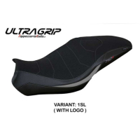 HOUSSE DE SELLE COMPATIBLE BENELLI 752 S (19-22) MODÈLE LIMA - Couleur : BLANC, Logo : AVEC LOGO, Type : ULTRAGRIP