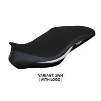 HOUSSE DE SELLE COMPATIBLE BENELLI 752 S (19-22) MODÈLE LIMA - Couleur : BLANC, Type : STANDARD, Logo : AVEC LOGO