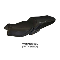 HOUSSE DE SELLE COMPATIBLE BMW R 1250 RT (19-22) MODÈLE ALGHERO 1 - Couleur : NOIR, Type : STANDARD, Logo : AVEC LOGO