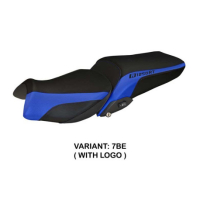 HOUSSE DE SELLE COMPATIBLE BMW R 1250 RT (19-22) MODÈLE ALGHERO 1 - Logo : AVEC LOGO, Couleur : GRIS GRIS, Type : STANDARD