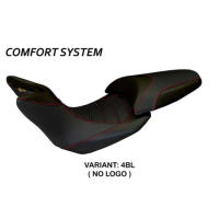 HOUSSE DE SELLE COMPATIBLE  DUCATI MULTISTRADA 1200 (12-14) MODÈLE NOTO - Logo : AVEC LOGO, Couleur : ROUGE, Type : STANDARD 