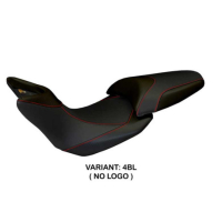 HOUSSE DE SELLE COMPATIBLE  DUCATI MULTISTRADA 1200 (12-14) MODÈLE NOTO - Logo : AVEC LOGO, Couleur : ROUGE, Type : STANDARD