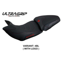 HOUSSE DE SELLE COMPATIBLE DUCATI MULTISTRADA V2 (21-22) MODÈLE HARIA - Logo : AVEC LOGO, Couleur : ROUGE, Type : STANDARD