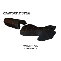 HOUSSE DE SELLE COMPATIBLE DUCATI MULTISTRADA 620/1000/1100 (03-09) MODÈLE SCIAC - Logo : AVEC LOGO, Couleur : ROUGE, Type : STANDARD 
