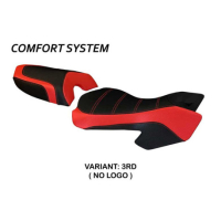 HOUSSE DE SELLE COMPATIBLE DUCATI MULTISTRADA 620/1000/1100 (03-09) MODÈLE SCIAC - Logo : AVEC LOGO, Couleur : ROUGE, Type : STANDARD