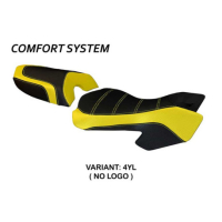 HOUSSE DE SELLE COMPATIBLE DUCATI MULTISTRADA 620/1000/1100 (03-09) MODÈLE SCIAC - Logo : AVEC LOGO, Couleur : JAUNE, Type : STANDARD