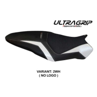 HOUSSE DE SELLE COMPATIBLE  DUCATI MONSTER 1200 R (16-19) MODÈLE TOLEDO 3 - Logo : AVEC LOGO, Couleur : ROUGE, Type : ULTRAGRIP