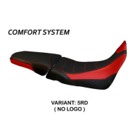 HOUSSE DE SELLE COMPATIBLE HONDA AFRICA TWIN 1000 (15-19) MODÈLE PALINURO 1 - Logo : AVEC LOGO, Couleur : ARGENT, Type : STANDARD