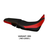 HOUSSE DE SELLE COMPATIBLE HONDA AFRICA TWIN 1000 (15-19) MODÈLE PALINURO 1 - Type : STANDARD, Logo : AVEC LOGO, Couleur : ARGENT