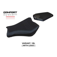 HOUSSE DE SELLE COMPATIBLE HONDA CBR 1000 RR (08-16) MODÈLE JANELA - Type : STANDARD, Logo : AVEC LOGO, Couleur : ARGENT
