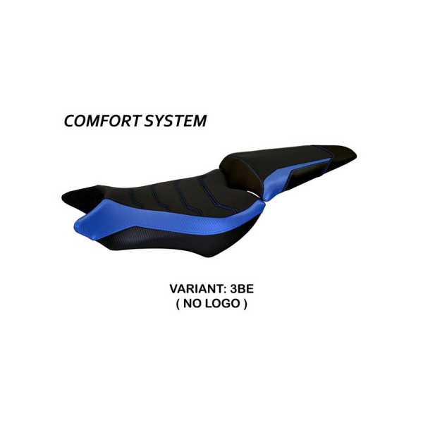 HOUSSE DE SELLE COMPATIBLE HONDA CB 1000 R (08-17) MODÈLE PONZA - Logo : SANS LOGO, Couleur : NOIR, Type : STANDARD