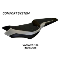 HOUSSE DE SELLE COMPATIBLE HONDA CB 1000 R (08-17) MODÈLE PONZA - Logo : SANS LOGO, Couleur : BLANC BLEU, Type : STANDARD