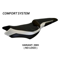 HOUSSE DE SELLE COMPATIBLE HONDA CB 1000 R (08-17) MODÈLE PONZA - Logo : SANS LOGO, Couleur : BLANC BLEU, Type : STANDARD