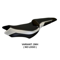 HOUSSE DE SELLE COMPATIBLE HONDA CB 1000 R (08-17) MODÈLE PONZA - Logo : SANS LOGO, Couleur : BLANC BLEU, Type : STANDARD