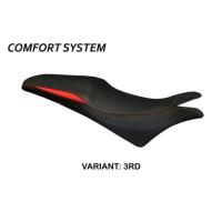 HOUSSE DE SELLE COMPATIBLE HONDA CBR 600 F (11-13) MODÈLE ANCONA - Type : STANDARD, Couleur : GRIS GRIS, Logo : SANS LOGO
