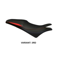 HOUSSE DE SELLE COMPATIBLE HONDA CBR 600 F (11-13) MODÈLE ANCONA - Type : STANDARD, Couleur : BLANC BLEU, Logo : SANS LOGO