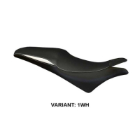 HOUSSE DE SELLE COMPATIBLE HONDA CBR 600 F (11-13) MODÈLE ANCONA - Type : STANDARD, Couleur : BLANC ROUGE, Logo : SANS LOGO