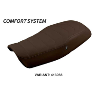 HOUSSE DE SELLE COMPATIBLE HONDA CB 1100 RS (17-22) MODÈLE KARELI - Logo : SANS LOGO, Couleur : MARRON FONCE, Type : STANDARD