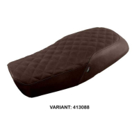HOUSSE DE SELLE COMPATIBLE HONDA CB 1100 RS (17-22) MODÈLE DAMAL - Type : STANDARD, Couleur : MARRON FONCE, Logo : SANS LOGO