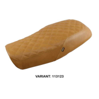 HOUSSE DE SELLE COMPATIBLE HONDA CB 1100 RS (17-22) MODÈLE DAMAL - Type : STANDARD, Couleur : MARRON FONCE, Logo : SANS LOGO