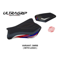 HOUSSE DE SELLE COMPATIBLE HONDA CBR 1000 RR (08-16) MODÈLE JANELA SPECIAL COLOR - Logo : AVEC LOGO, Type : ULTRAGRIP, Couleur : BLANC ROUGE BLEU