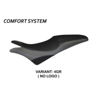 HOUSSE DE SELLE COMPATIBLE HONDA HORNET 600 (07-13) MODÈLE PESCARA - Logo : SANS LOGO, Couleur : GRIS GRIS, Type : STANDARD
