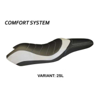 HOUSSE DE SELLE COMPATIBLE HONDA INTEGRA 700 (12-13) MODÈLE DOMENICO - Logo : SANS LOGO, Couleur : BLANC, Type : STANDARD