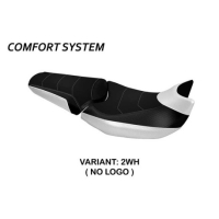 HOUSSE DE SELLE COMPATIBLE HONDA NC 750 X (14-22) MODÈLE ROSTOV - Couleur : NOIR, Type : STANDARD, Logo : SANS LOGO