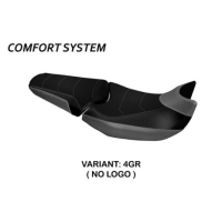 HOUSSE DE SELLE COMPATIBLE HONDA NC 750 X (14-22) MODÈLE ROSTOV - Logo : SANS LOGO, Couleur : GRIS GRIS, Type : STANDARD