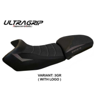 HOUSSE DE SELLE COMPATIBLE KTM 1190 ADVENTURE (13-16) MODÈLE FASANO 1 - Logo : AVEC LOGO, Couleur : BLANC, Type : STANDARD