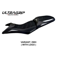 HOUSSE DE SELLE COMPATIBLE KTM 390 ADVENTURE (20-22) MODÈLE STAR - Couleur : BLANC, Type : STANDARD, Logo : AVEC LOGO