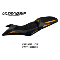 HOUSSE DE SELLE COMPATIBLE KTM 790 ADVENTURE S (19-20) MODÈLE MILO - Logo : AVEC LOGO, Couleur : BLANC, Type : STANDARD