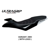 HOUSSE DE SELLE COMPATIBLE KTM 790 ADVENTURE R (19-20) MODÈLE ELK - Couleur : BLANC, Logo : AVEC LOGO, Type : ULTRAGRIP