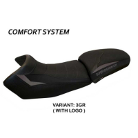 HOUSSE DE SELLE COMPATIBLE KTM 1290 SUPER ADVENTURE S - T (15-20) MODÈLE EDEN - Couleur : ORANGE, Type : STANDARD, Logo : AVEC LOGO 