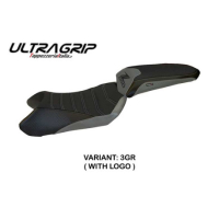 HOUSSE DE SELLE COMPATIBLE  KAWASAKI Z 1000 SX (11-16) MODÈLE COSENZA 1 - Logo : AVEC LOGO, Couleur : VERT, Type : ULTRAGRIP