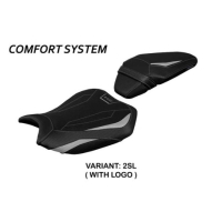 HOUSSE DE SELLE COMPATIBLE KAWASAKI Z H2 (20-22) MODÈLE ARGOS - Logo : AVEC LOGO, Couleur : VERT ARGENT, Type : ULTRAGRIP