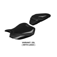 HOUSSE DE SELLE COMPATIBLE KAWASAKI Z H2 (20-22) MODÈLE ARGOS - Logo : AVEC LOGO, Couleur : VERT ARGENT, Type : ULTRAGRIP