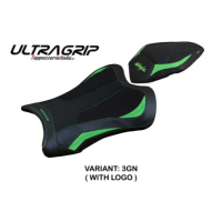 HOUSSE DE SELLE COMPATIBLE KAWASAKI NINJA ZX 10 R (21-22) MODÈLE DEXTER - Logo : AVEC LOGO, Couleur : ROUGE BLANC, Type : STANDARD