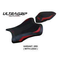 HOUSSE DE SELLE COMPATIBLE KAWASAKI NINJA ZX 10 R (21-22) MODÈLE DEXTER - Logo : AVEC LOGO, Couleur : ROUGE BLANC, Type : STANDARD