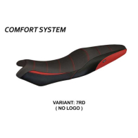 HOUSSE DE SELLE COMPATIBLE KAWASAKI ER-6N / ER-6F (05-11) MODÈLE LONDRA 1 - Logo : AVEC LOGO, Couleur : NOIR, Type : STANDARD