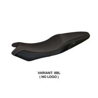HOUSSE DE SELLE COMPATIBLE KAWASAKI ER-6N / ER-6F (05-11) MODÈLE LONDRA 1 - Logo : AVEC LOGO, Couleur : NOIR, Type : STANDARD