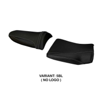 HOUSSE DE SELLE COMPATIBLE KAWASAKI Z 1000 (03-06) MODÈLE POZZUOLI 1 - Logo : AVEC LOGO, Couleur : ROUGE, Type : STANDARD