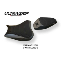 HOUSSE DE SELLE COMPATIBLE  KAWASAKI Z 900 (17-22) MODÈLE ARAD 1 - Logo : AVEC LOGO, Couleur : VERT, Type : ULTRAGRIP