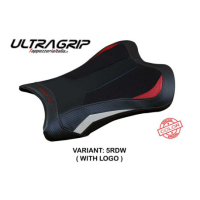 HOUSSE DE SELLE COMPATIBLE KAWASAKI NINJA ZX 10 RR (21-22) MODÈLE GAREN - Logo : AVEC LOGO, Couleur : VERT, Type : ULTRAGRIP