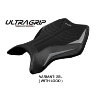 HOUSSE DE SELLE COMPATIBLE  KAWASAKI NINJA H2 R (15-22) MODÈLE MADMAX - Logo : AVEC LOGO, Couleur : VERT, Type : ULTRAGRIP