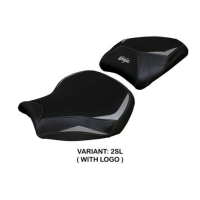 HOUSSE DE SELLE COMPATIBLE  KAWASAKI NINJA H2 1000 SX (18-22) MODÈLE MONIZ - Logo : AVEC LOGO, Couleur : VERT, Type : STANDARD