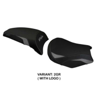 HOUSSE DE SELLE COMPATIBLE LE MODÈLE KAWASAKI NINJA 650 (17-22) SIHU - Couleur : BLANC, Type : STANDARD, Logo : AVEC LOGO