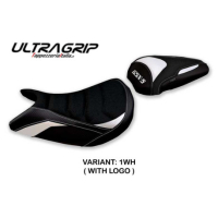 HOUSSE DE SELLE COMPATIBLE SUZUKI GSX S 1000 (21-22) MODÈLE LINDI CONFORT, BLEU, - Logo : AVEC LOGO, Couleur : NOIR, Type : ULTRAGRIP